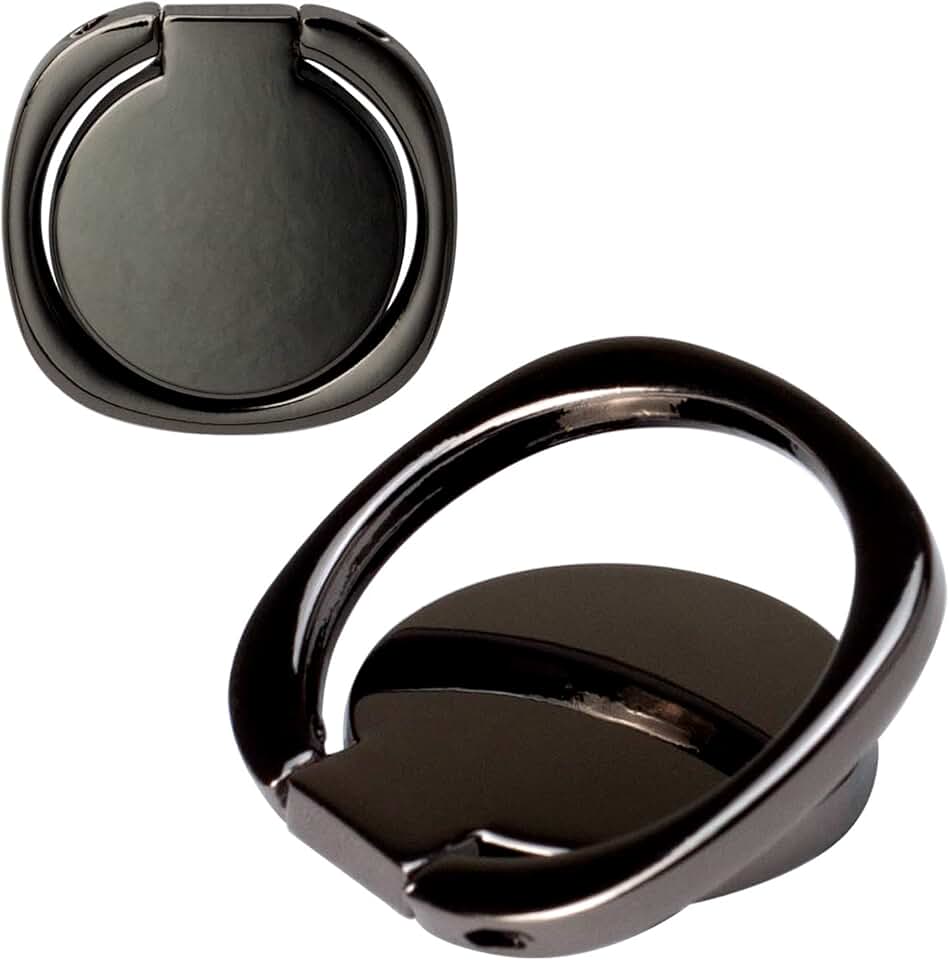 Two Matte Rounded Corners Phone Ring Holders