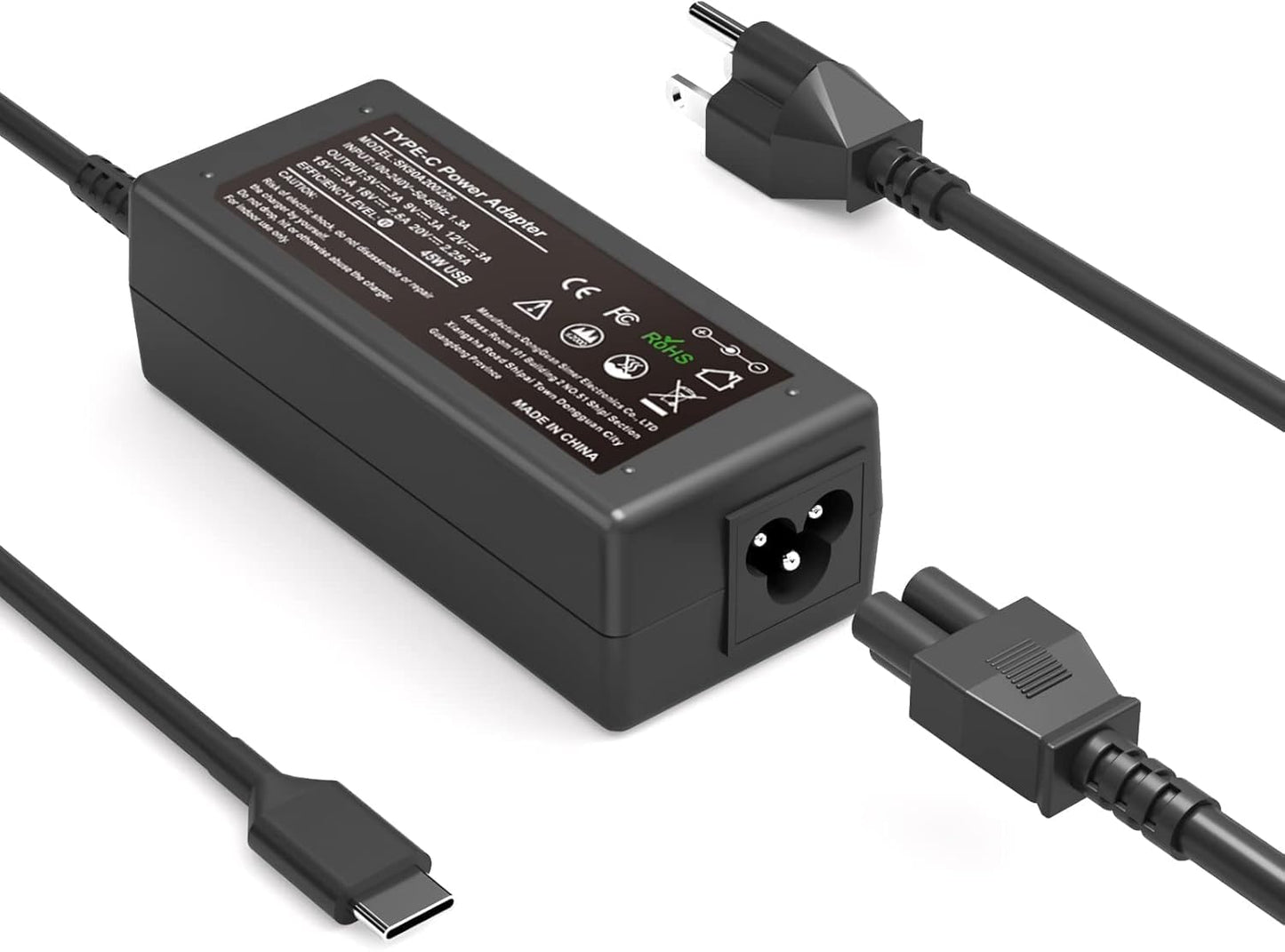 45W USB C Laptop Charger for Various Devices