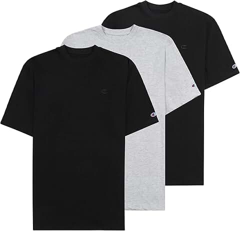 Three Pack of Large Cotton T-Shirts for Men