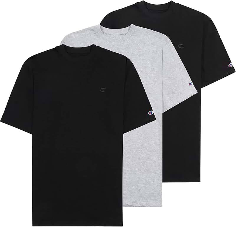 Three Pack of Large Cotton T-Shirts for Men