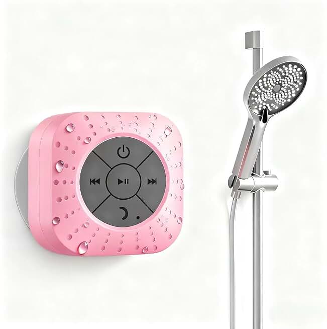 Mini Waterproof Shower Speaker with Suction Cup