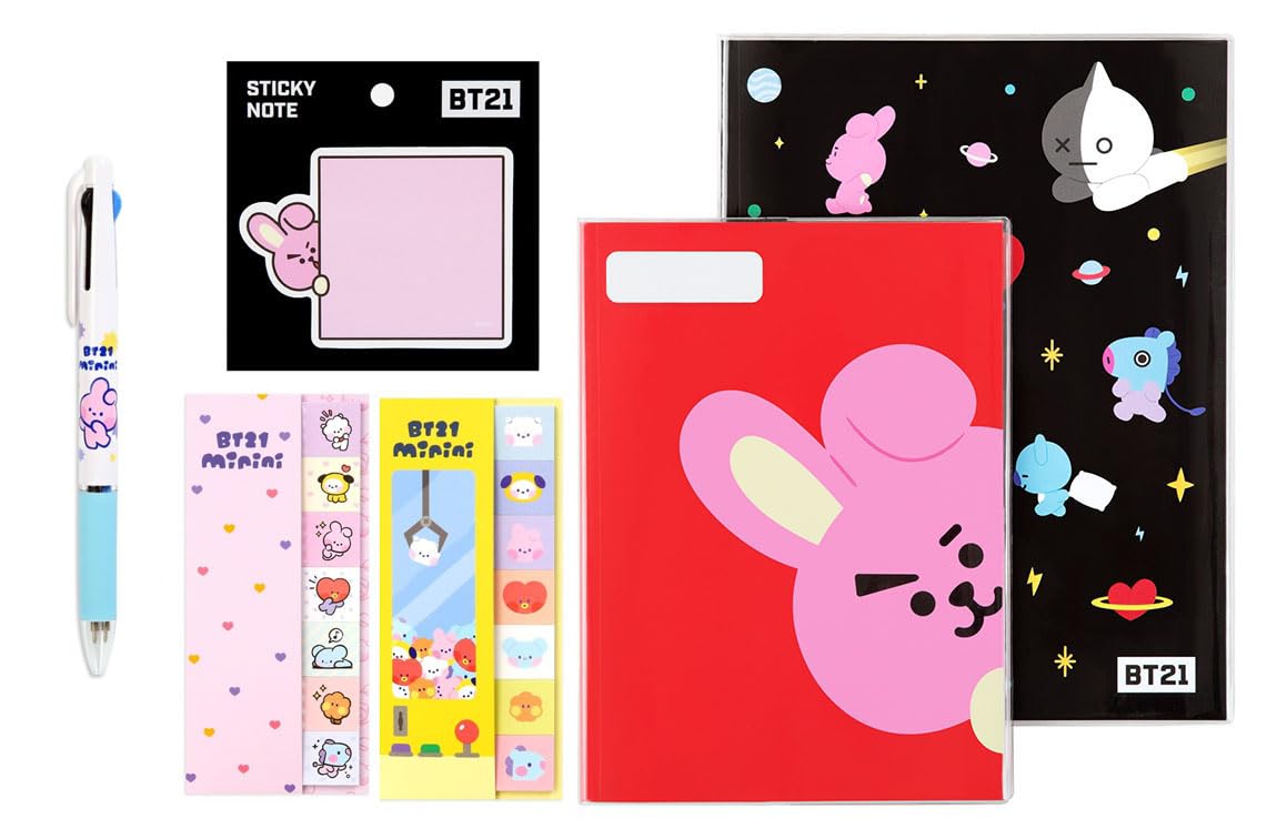 Pink Bunny Stationery Set with Notes and Pen