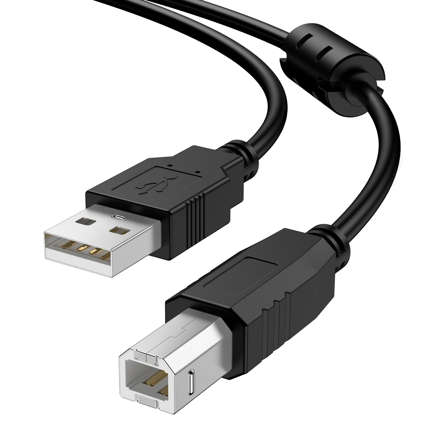USB A to USB B Printer Cable, 6ft
