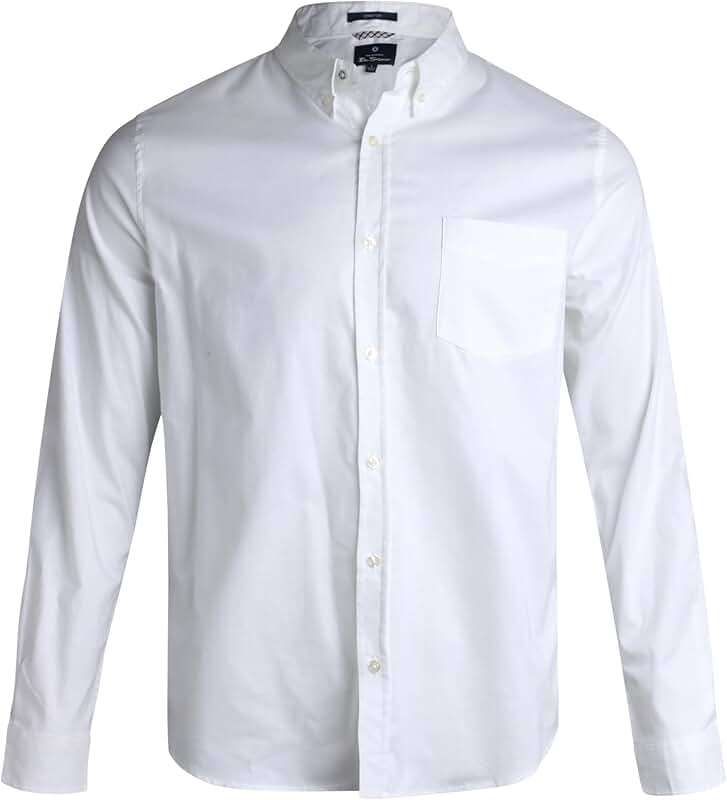 Men's Long Sleeve Casual Button-Down Shirt
