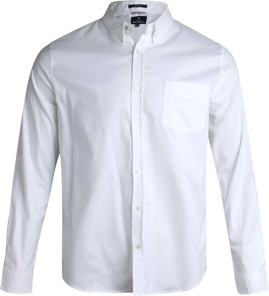 Men's Long Sleeve Casual Button-Down Shirt