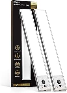 10-inch LED Under Cabinet Lights with Motion Sensor (2 Pack)