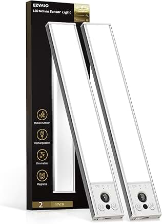 10-inch LED Under Cabinet Lights with Motion Sensor (2 Pack)