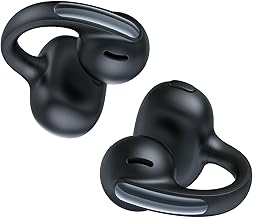 Open Ear Clip-On Earbuds with Noise Cancelling and 40H Playtime