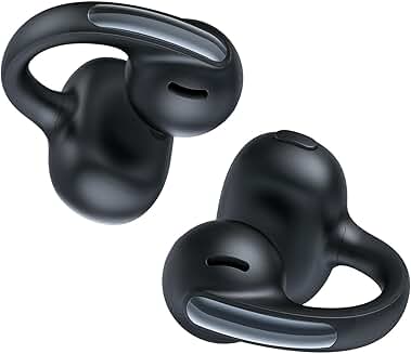 Open Ear Clip-On Earbuds with Noise Cancelling and 40H Playtime