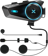 Motorcycle Bluetooth Headset for 4 Riders with Noise Cancellation