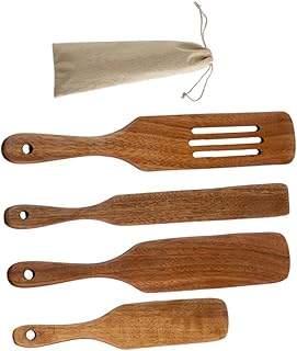Wooden Cooking Set with Heat-Resistant Utensils