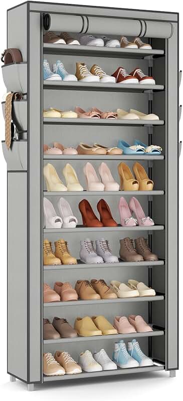 Heavy Duty 4-Tier Steel Storage Shelving with Wheels
