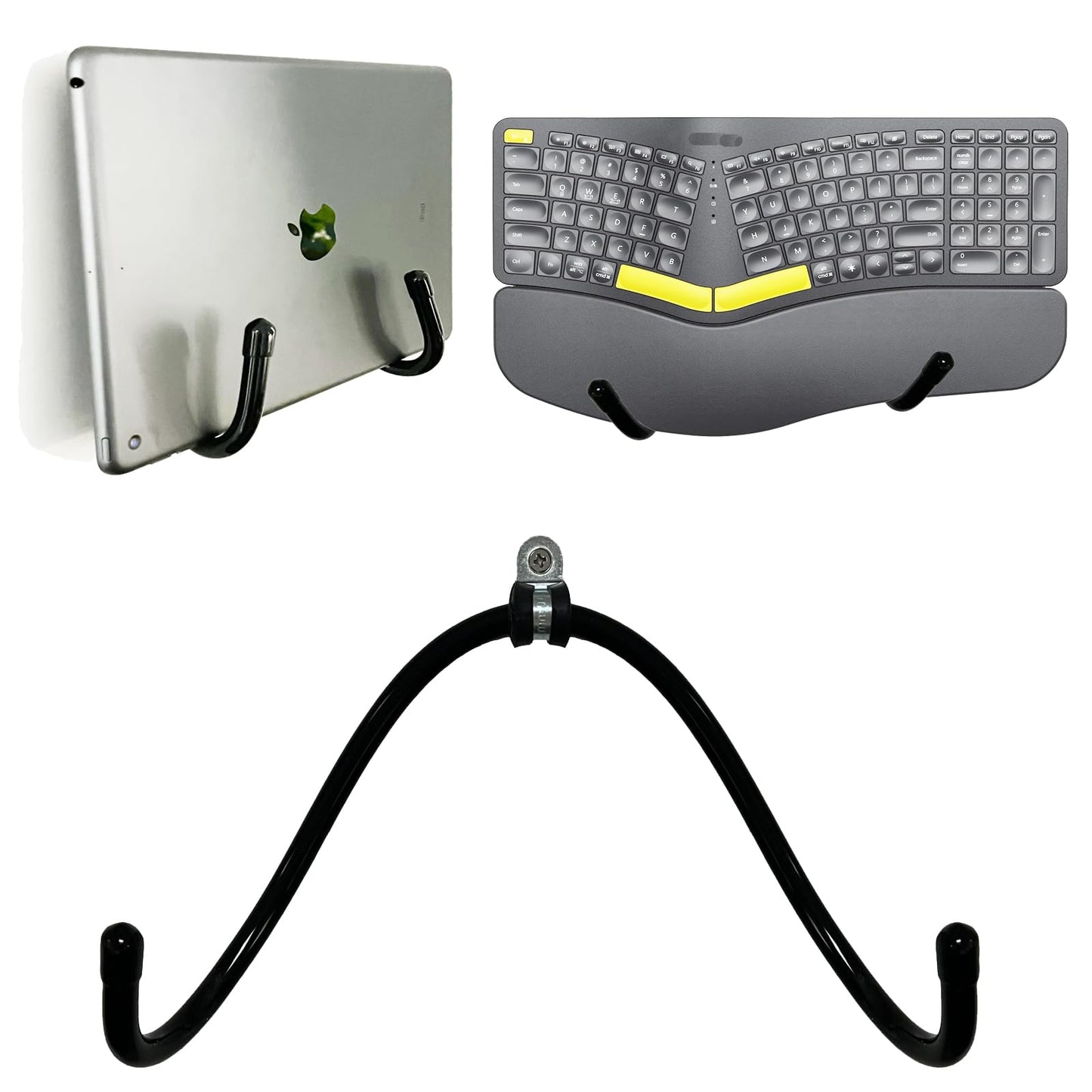 Adjustable Laptop and Tablet Wall Mount Organizer