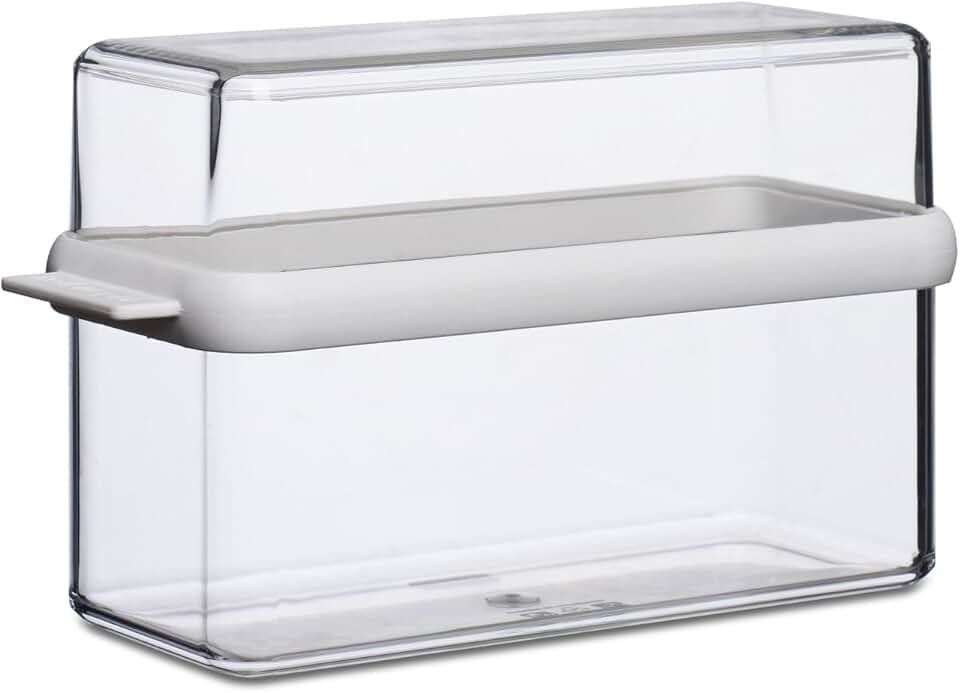 Stora Toast Box, White, 21.7 x 9 x 12.8 cm