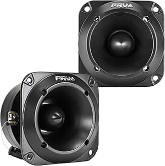 Pair of 3-inch titanium bullet tweeters, 240W, 8 Ohm