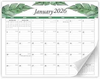 Magnetic 2026 Calendar for Refrigerator, 15"x12"