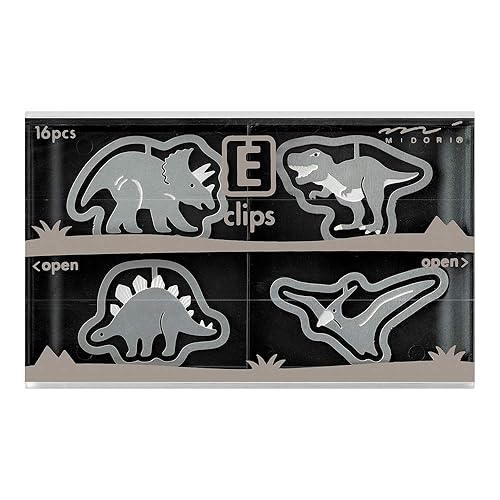 Etched Dinosaur Pattern Clip
