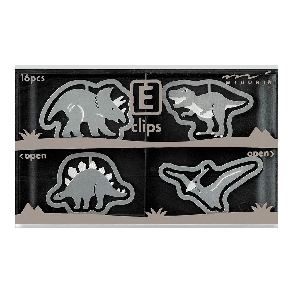 Etched Dinosaur Pattern Clip