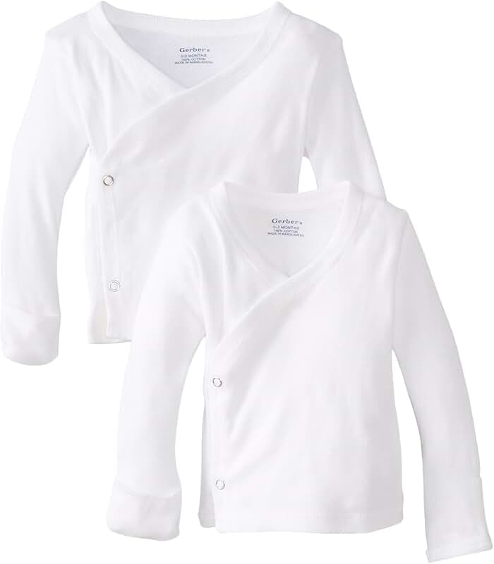 Set of two long sleeve snap shirts
