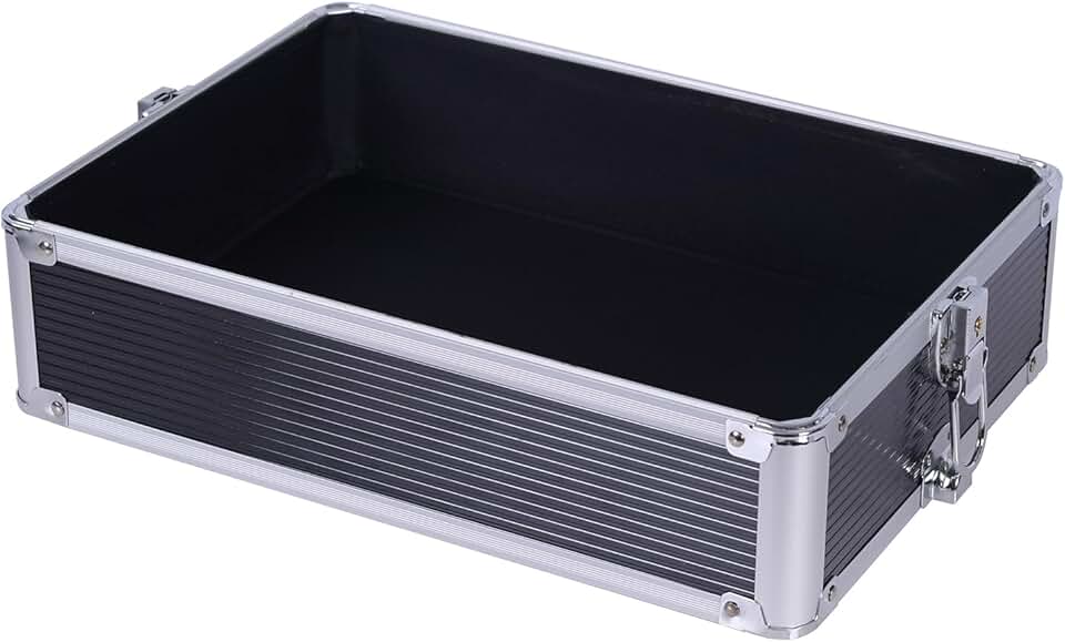 Black removable divider tray for makeup train case