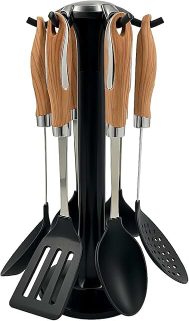 6-Piece Kitchen Utensil Set with Stand