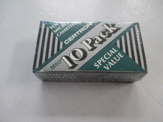 10 Qty Blank Micro Cassettes 10 Hours of Recording