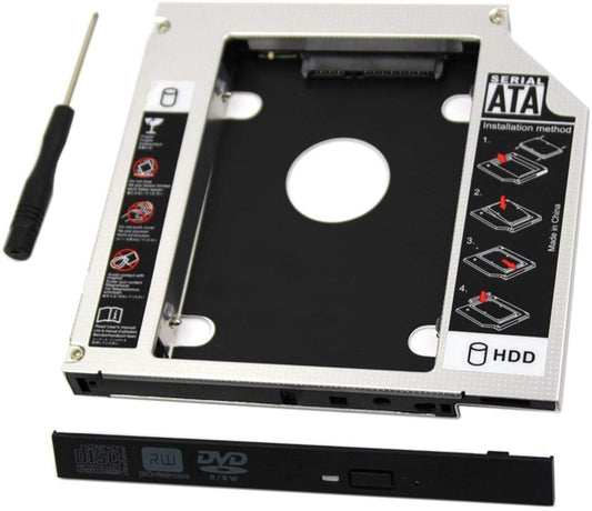 9.5mm SATA SSD/HDD Caddy Adapter Tray
