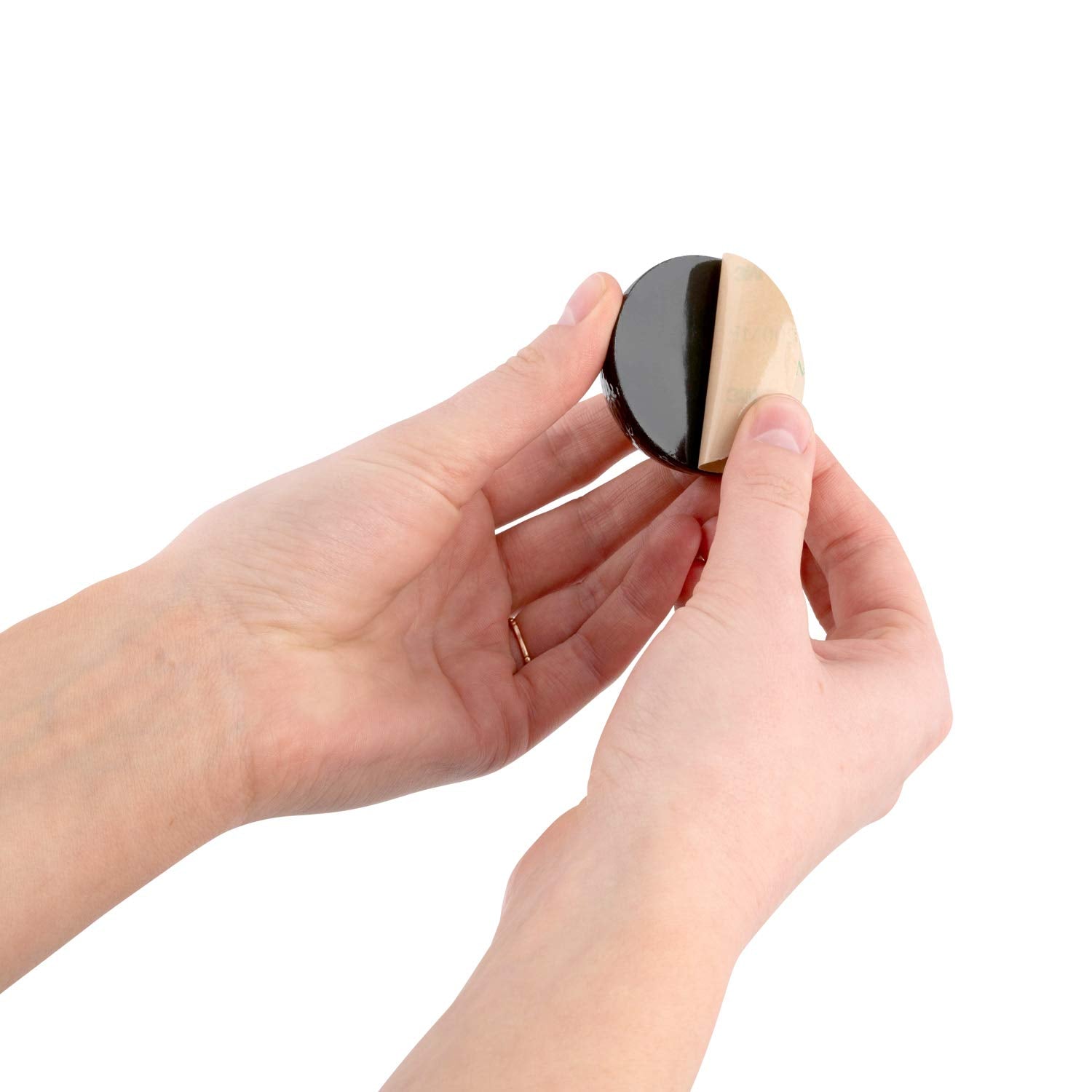 1" Sorbothane Hemisphere Rubber Bumper Non-Skid Feet with Adhesive 50 Durometer - 4-Pack