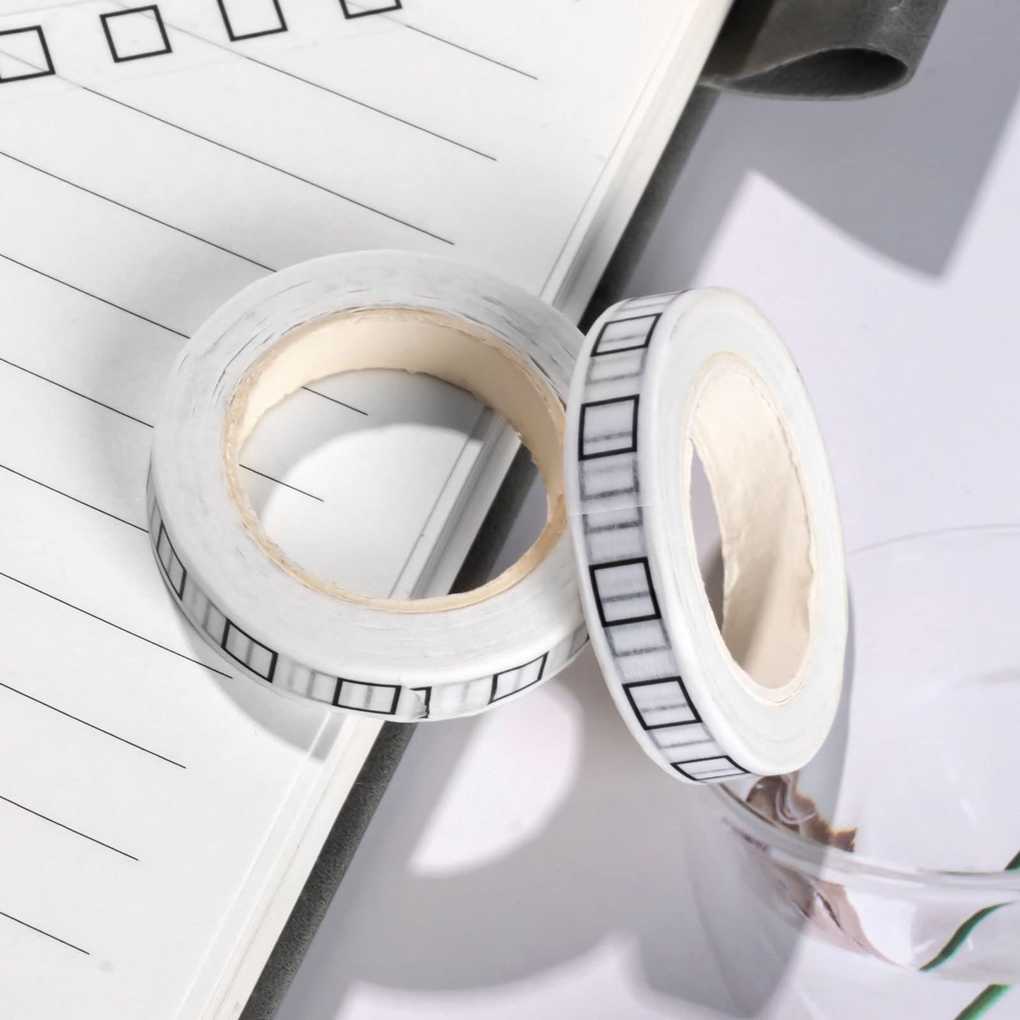 Six-Pack Thin Washi Tape for Crafts and Decoration