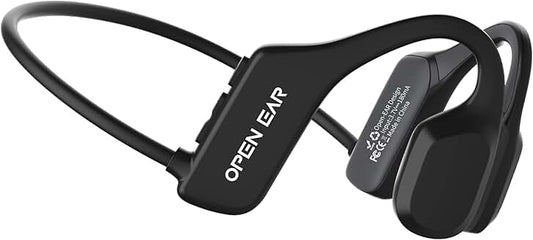 Open Ear Wireless Bone Conduction Headphones with Microphone