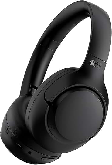 Over Ear ANC Bluetooth Headphones with Microphone and 60H Playtime