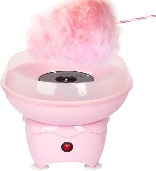 Mini Cotton Candy Maker with Sticks and Scoop