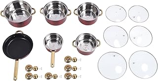 Stainless Steel Cookware Set with Anti-Scald Design