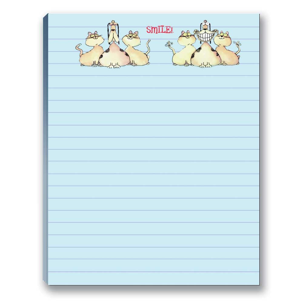 Set of four funny dog-themed note pads