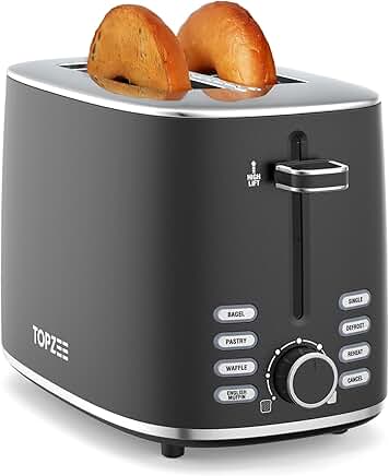 2-Slice Toaster with Wide Slots and 7 Shade Settings