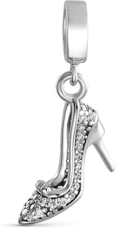 Black evening dress purse and shoe charm set