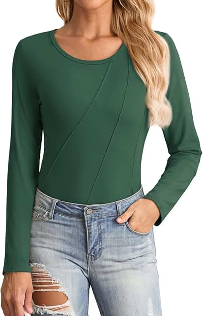 Women’s Long Sleeve Casual Blouse with Pleats
