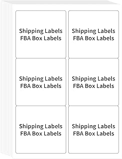 Printable Shipping Address Labels, 600 Sheets