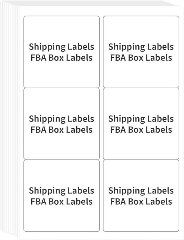 Printable Shipping Address Labels, 600 Sheets