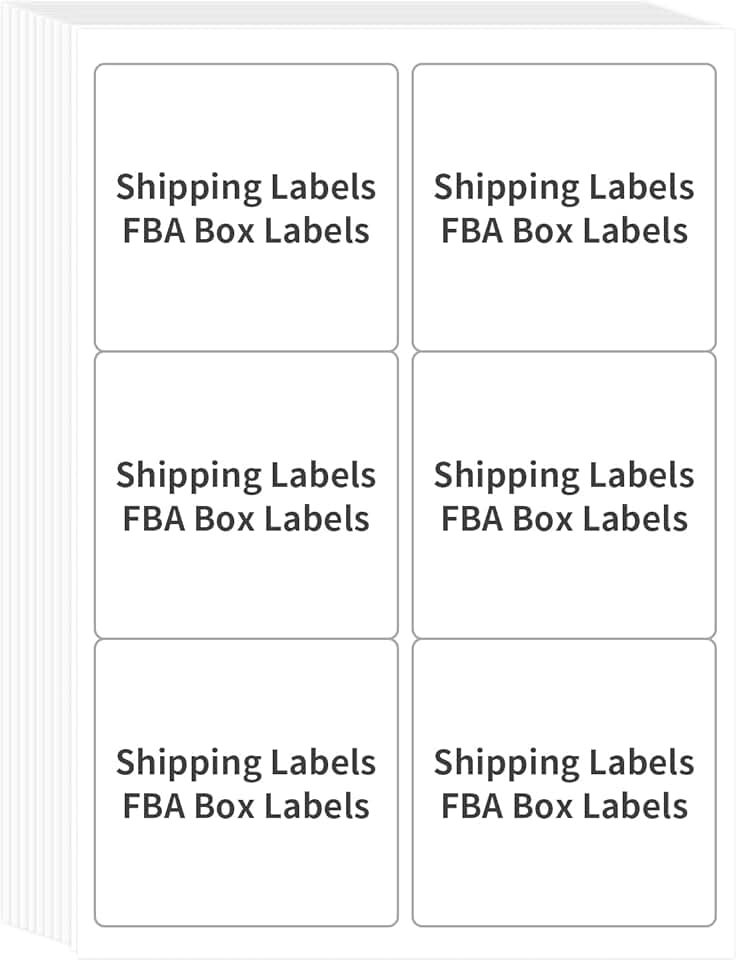 Printable Shipping Address Labels, 600 Sheets