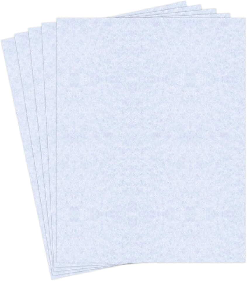 Blue Stone Parchment Paper, 8.5 x 11, 50 Sheets