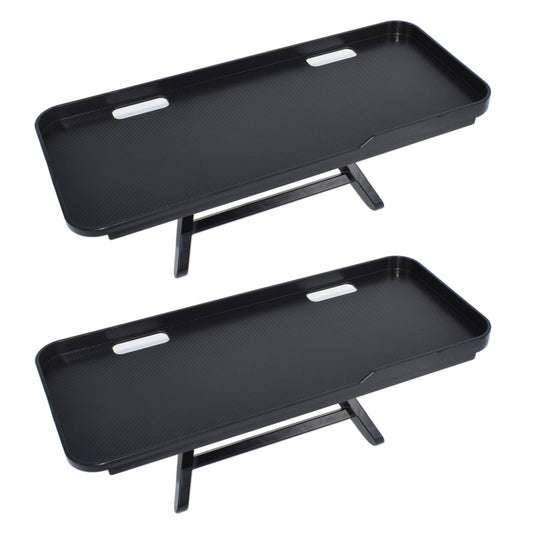 Two Monitor Shelves with Anti-Slip Pads