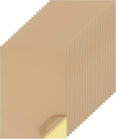50 Sheets Printable Sticker Paper, 8"x12" A4, 250gsm