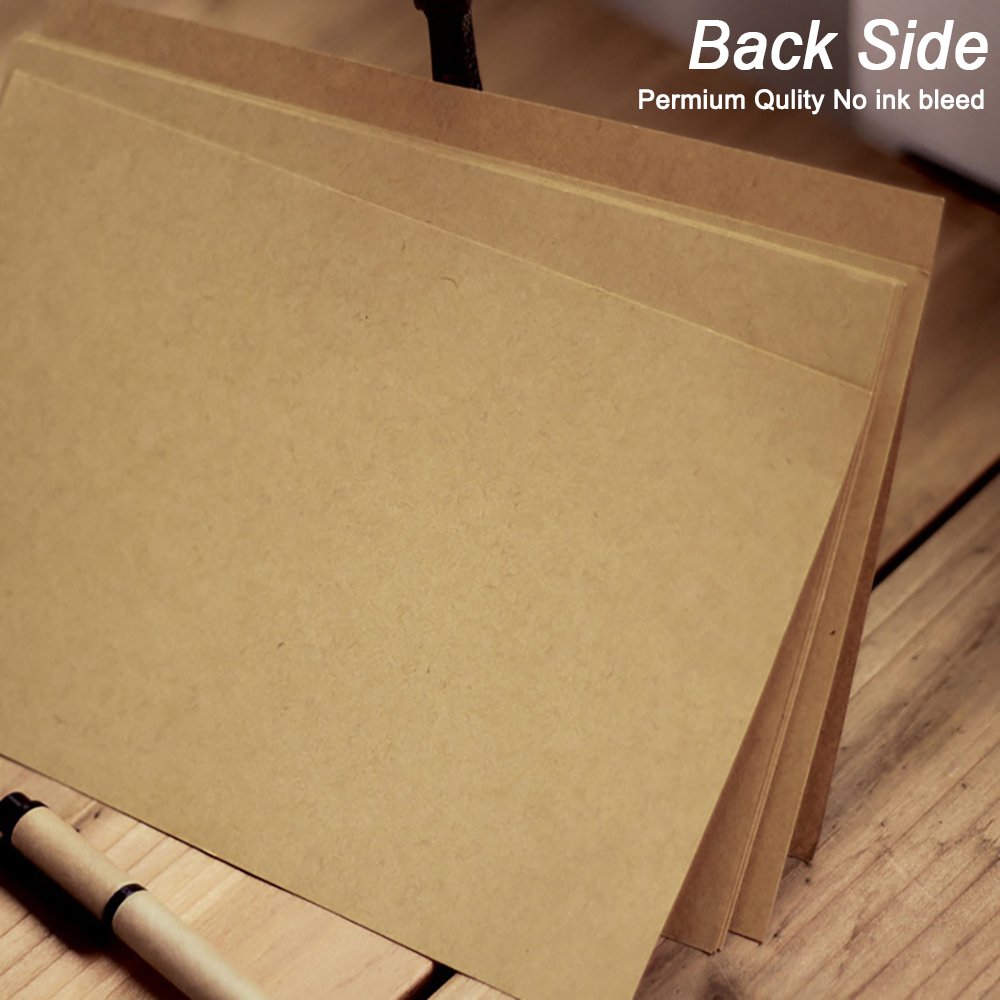 Vintage Kraft Stationery Paper, 100 Sheets, A5, 120gsm