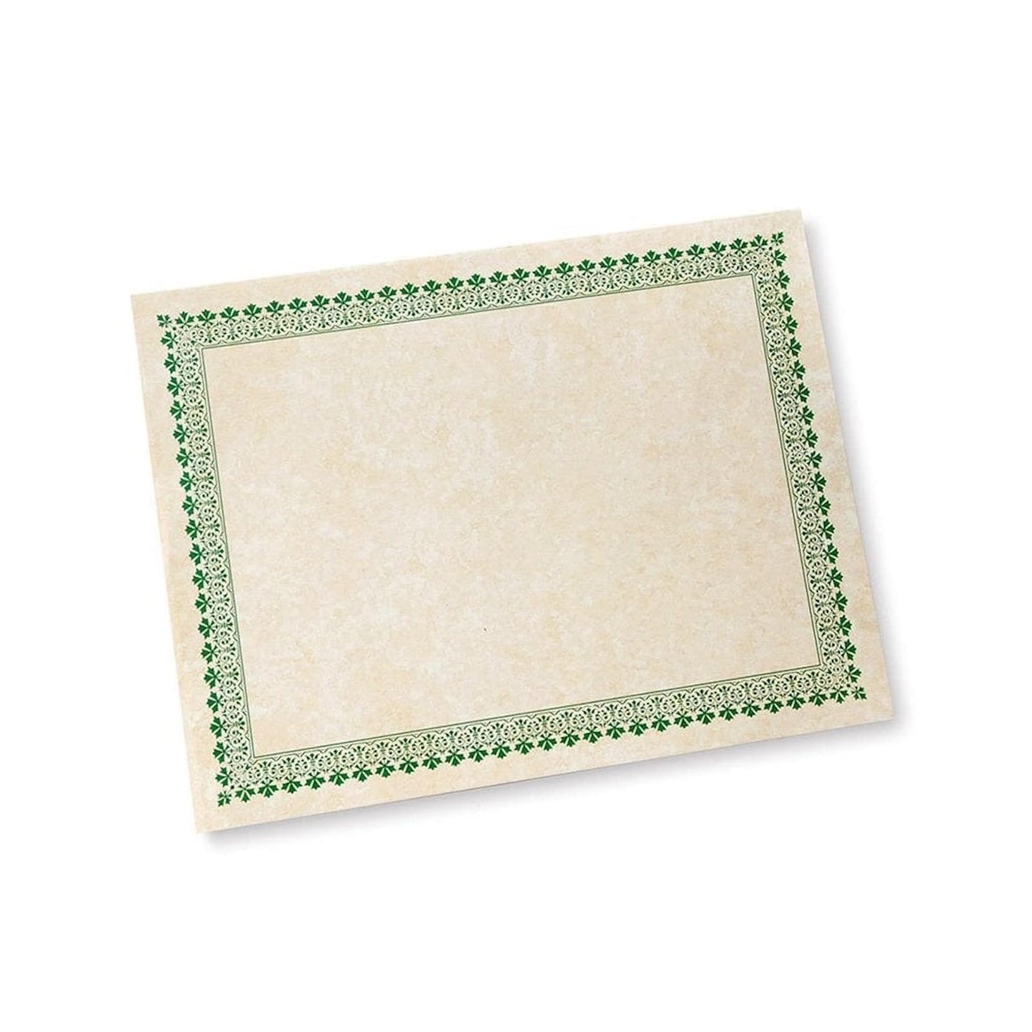 White Border Paper Certificates, 100 Sheets