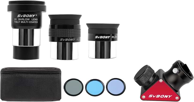 Star Diagonal and Accessory Kit with Eyepieces and Filters