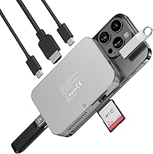 Magnetic M.2 NVMe Enclosure with Cooling Fan and 7-in-1 USB C Hub