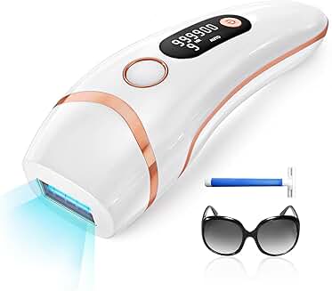 Ice Cooling 3-in-1 IPL Hair Removal Device for Face, Armpits, Bikini, Legs