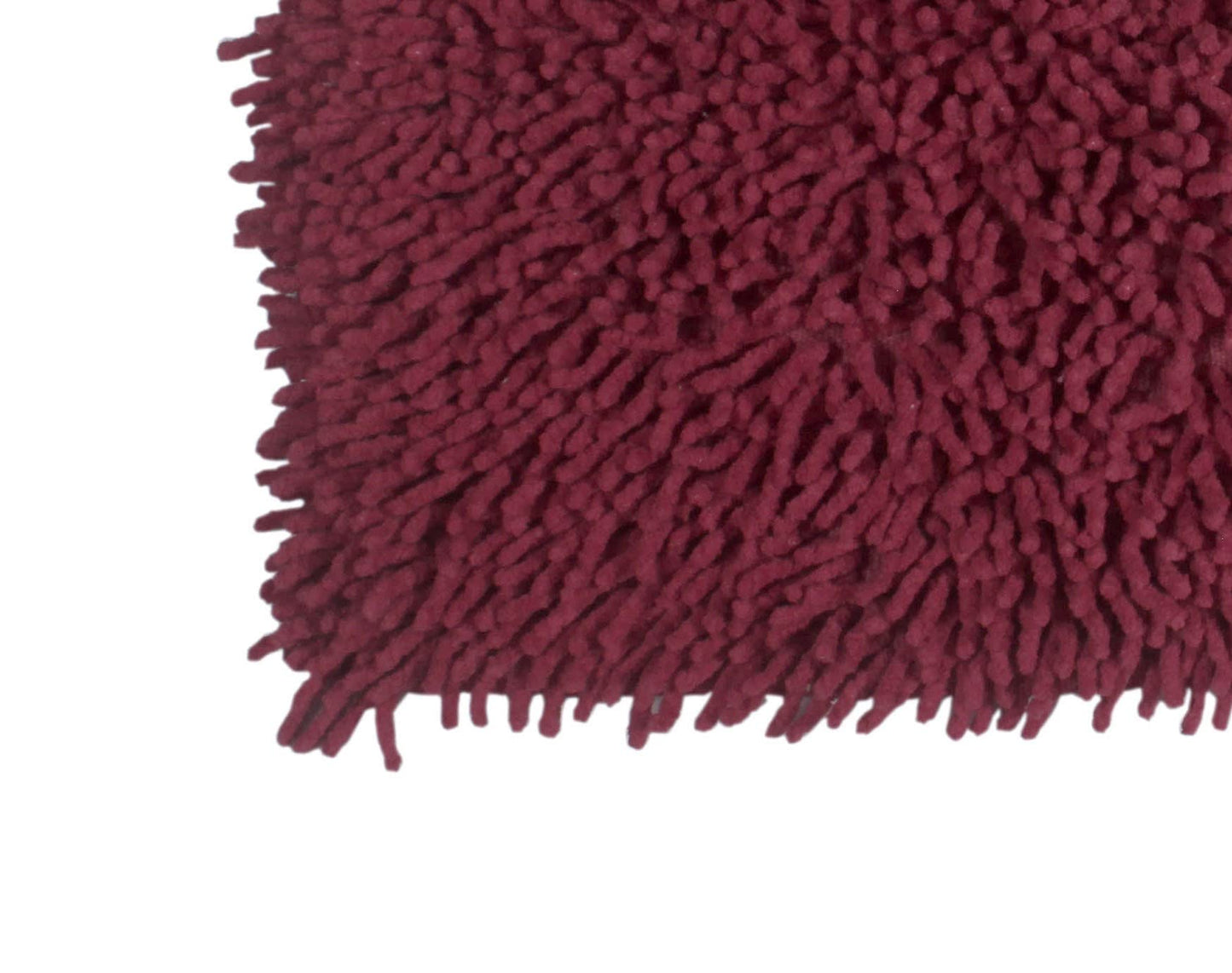 Fantasia Bath Absorbent Cotton, Soft Rug, Machine wash Dry, 17"x24"/21"x34"/24"x40"/21"x54"/20"x20", Red