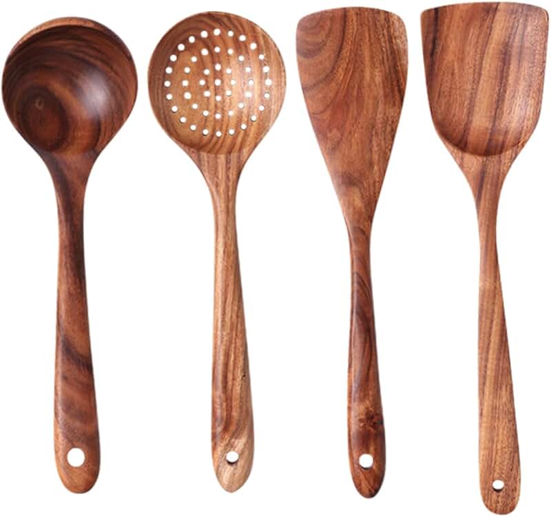 Wooden Kitchen Utensil Set for Cooking